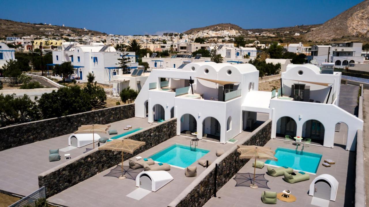 Modern Dome Homes Of Santorini Perísza Kültér fotó