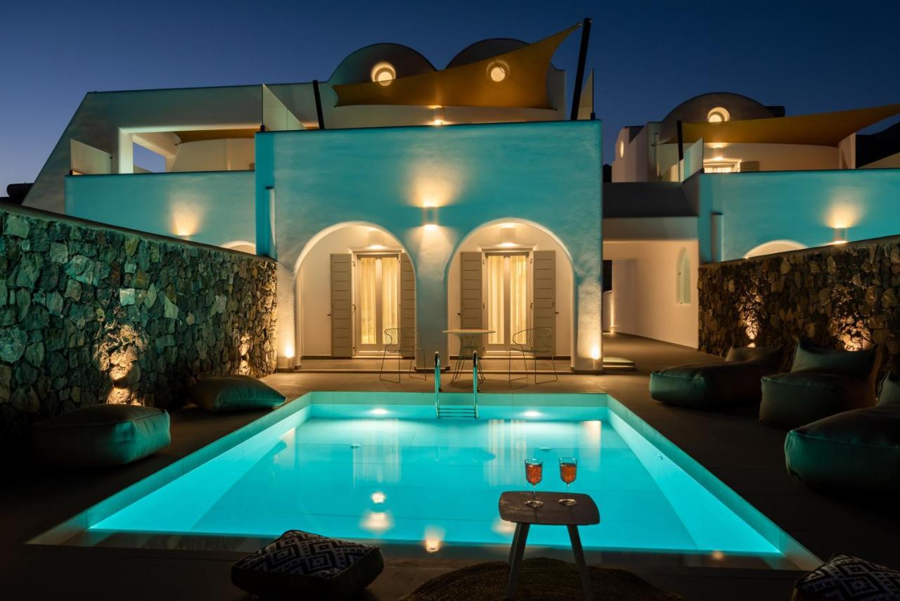 Modern Dome Homes Of Santorini Perísza Kültér fotó