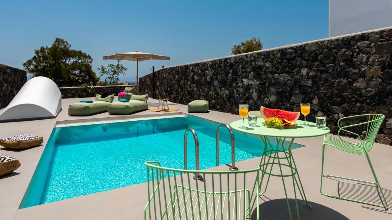 Modern Dome Homes Of Santorini Perísza Kültér fotó