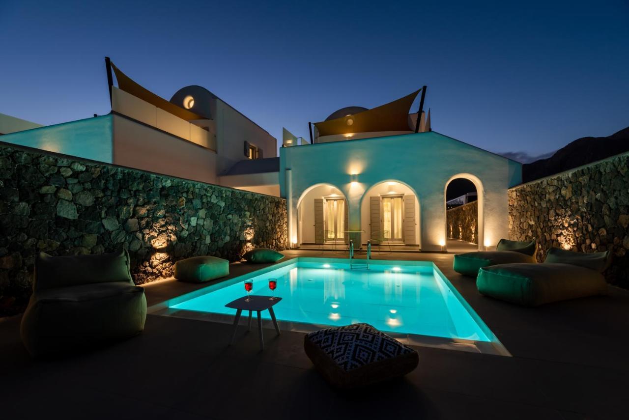 Modern Dome Homes Of Santorini Perísza Kültér fotó