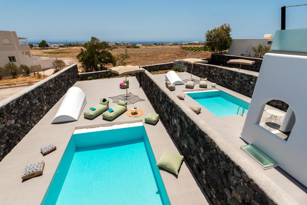 Modern Dome Homes Of Santorini Perísza Kültér fotó